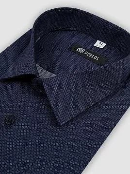 СОРОЧКА МУЖСКАЯ PEPLOS SH23137-SL ТЕМНО-СИНИЙ