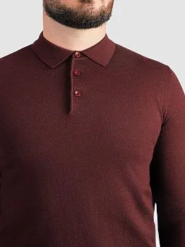 ДЖЕМПЕР МУЖСКОЙ PEPLOS KN25SH043 БОРДОВЫЙ