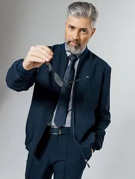 БОМБЕР МУЖСКОЙ PEPLOS JA24027-B ТЕМНО-СИНИЙ