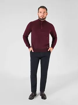 СВИТЕР МУЖСКОЙ PEPLOS KN24S028 БОРДОВЫЙ