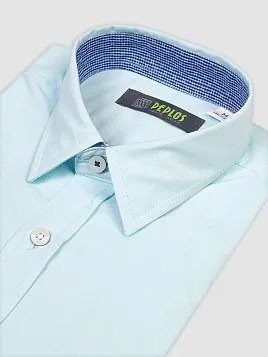 СОРОЧКА ДЛЯ МАЛЬЧИКА PEPLOS SH20J091-R ЗЕЛЕНЫЙ