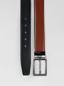 РЕМЕНЬ МУЖСКОЙ PEPLOS ДВУСТОРОННИЙ C15. BELT-22-C15-20 РЫЖИЙ-ЧЕРНЫЙ