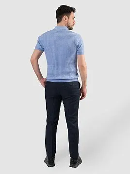 ДЖЕМПЕР МУЖСКОЙ ПОЛО PEPLOS KN25SH055 ГОЛУБОЙ