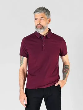 РУБАШКА-ПОЛО МУЖСКАЯ PEPLOS TS23001-Р БОРДОВЫЙ