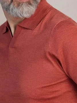 ДЖЕМПЕР МУЖСКОЙ ПОЛО PEPLOS KN25SH059 КРАСНЫЙ