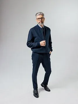 БОМБЕР МУЖСКОЙ PEPLOS JA24027-B ТЕМНО-СИНИЙ