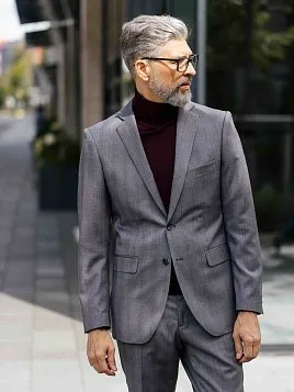 КОСТЮМ МУЖСКОЙ PEPLOS SU25103-SL СЕРЫЙ