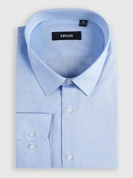 СОРОЧКА МУЖСКАЯ PEPLOS SH25066-C ГОЛУБОЙ
