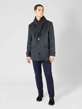 ШАРФ МУЖСКОЙ PEPLOS SF08 ТЕМНО-СЕРЫЙ