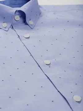 СОРОЧКА МУЖСКАЯ MAJESTIC LEGATE SH20067-SL СИНИЙ