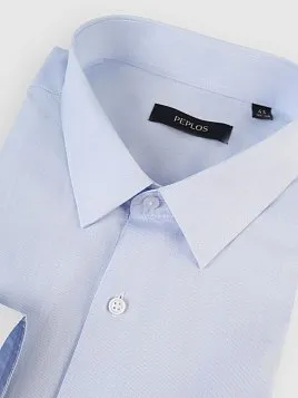 СОРОЧКА МУЖСКАЯ PEPLOS SH25069-R ГОЛУБОЙ