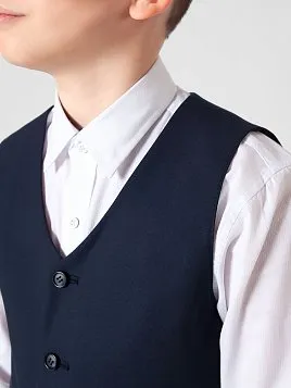 ЖИЛЕТ ДЛЯ МАЛЬЧИКА PEPLOS V21J002 ТЕМНО-СИНИЙ