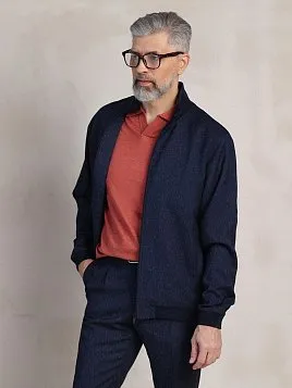 БОМБЕР МУЖСКОЙ PEPLOS BM25162 ТЕМНО-СИНИЙ