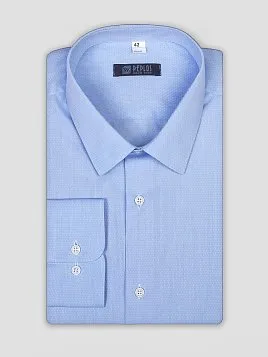 СОРОЧКА МУЖСКАЯ PEPLOS SH21071-С СИНИЙ