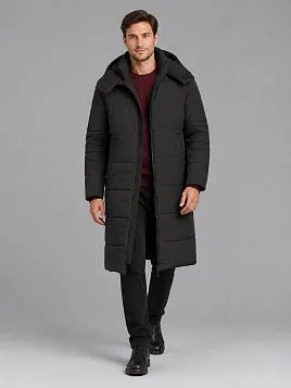 ЧЕРНАЯ ЗИМНЯЯ КУРТКА OW27203-CT