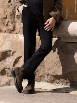 БРЮКИ МУЖСКИЕ PEPLOS TR25014-220 ЧЁРНЫЙ