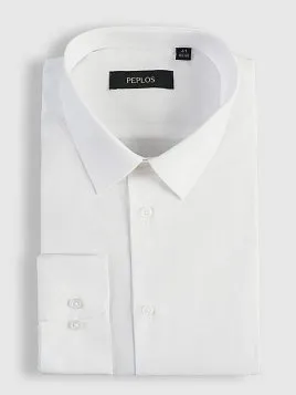 СОРОЧКА МУЖСКАЯ PEPLOS SH25007-SL БЕЛЫЙ