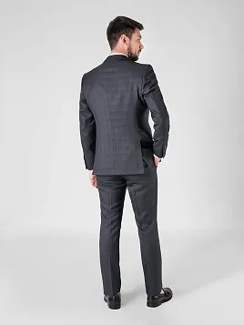 КОСТЮМ МУЖСКОЙ PEPLOS SU24007-SL ТЕМНО-СЕРЫЙ