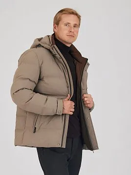 МУЖСКАЯ КУРТКА OW26103-DJ БЕЖЕВАЯ