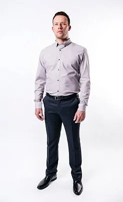 БРЮКИ МУЖСКИЕ PEPLOS TR19017-282 СЕРЫЙ