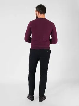 ДЖЕМПЕР МУЖСКОЙ PEPLOS KN24J015 БОРДОВЫЙ