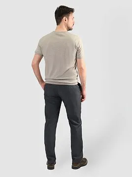 БРЮКИ МУЖСКИЕ PEPLOS TR25110-216П ТЕМНО-СЕРЫЙ