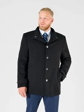 ПАЛЬТО МУЖСКОЕ PEPLOS OW2308-CT ЧЁРНЫЙ
