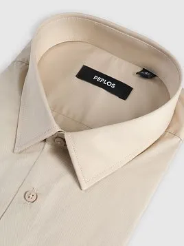 СОРОЧКА МУЖСКАЯ PEPLOS SH25081-R СЕРЫЙ