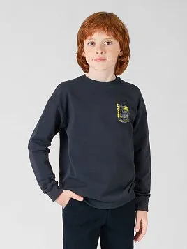 СВИТШОТ ДЕТСКИЙ PEPLOS SW21J003 СЕРЫЙ