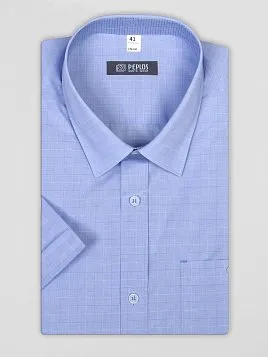 СОРОЧКА МУЖСКАЯ PEPLOS SH20062-K-R ГОЛУБОЙ