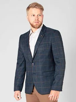 ПИДЖАК МУЖСКОЙ PEPLOS JA22001-C ТЕМНО-СИНИЙ