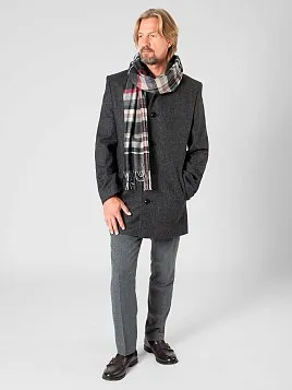 ПАЛЬТО МУЖСКОЕ PEPLOS OW2208-CT СЕРЫЙ