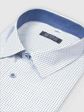 СОРОЧКА МУЖСКАЯ PEPLOS SH21007-SL БЕЛЫЙ