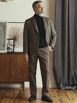 ШЕРСТЯНОЙ БЕЖЕВЫЙ МУЖСКОЙ ПИДЖАК JA26112-SL