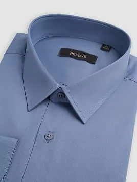 МУЖСКАЯ СОРОЧКА SH26134-SL СИНЯЯ