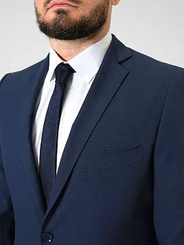 КОСТЮМ МУЖСКОЙ PEPLOS SU24006-SL ТЕМНО-СИНИЙ