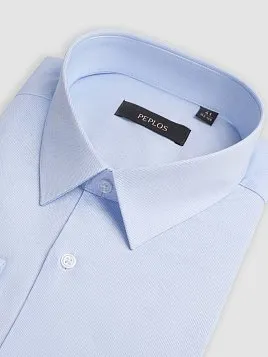 МУЖСКАЯ СОРОЧКА SH26061-C ГОЛУБАЯ