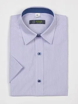 СОРОЧКА ДЛЯ МАЛЬЧИКА PEPLOS SH19J042-К-SL СИРЕНЕВЫЙ