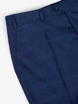 КОСТЮМ МУЖСКОЙ PEPLOS SU21012-SL СИНИЙ (ЖИЛЕТ ОТДЕЛЬНО)