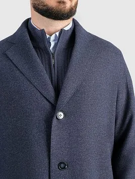 ПАЛЬТО МУЖСКОЕ PEPLOS OW2504-CT СИНИЙ