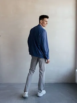 ВЕТРОВКА МУЖСКАЯ PEPLOS OW2439-SJ ГОЛУБО-СЕРЫЙ