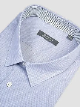 СОРОЧКА МУЖСКАЯ PEPLOS SH22093-C СЕРЫЙ