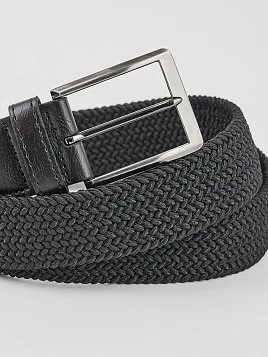РЕМЕНЬ МУЖСКОЙ BELT-26-S1-1 ЧЁРНЫЙ