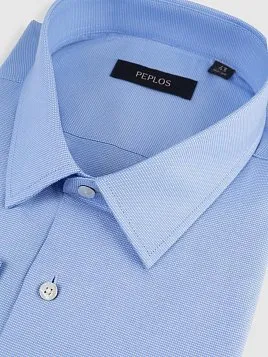 СОРОЧКА МУЖСКАЯ PEPLOS SH25134-SL СИНИЙ