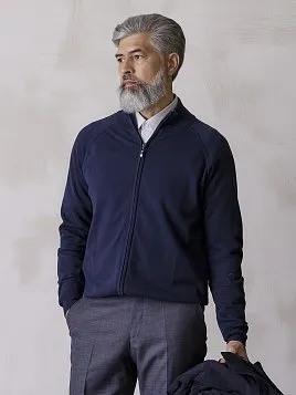 МУЖСКОЙ КАРДИГАН KN26C001 ТЕМНО-СИНИЙ