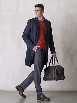 МУЖСКИЕ БРЮКИ TR26006-234 СЕРЫЕ