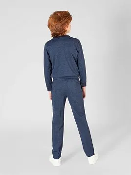 БРЮКИ ДЛЯ МАЛЬЧИКА МЛ. ШКОЛА PEPLOS TR22B005-313 СИНИЙ (Трикотажные)