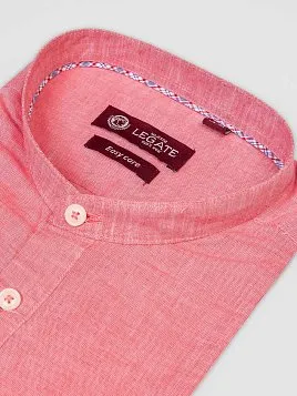 СОРОЧКА МУЖСКАЯ MAJESTIC LEGATE SH18223-K-R ЛОСОСЁВЫЙ