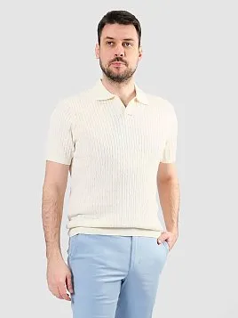 ДЖЕМПЕР МУЖСКОЙ ПОЛО PEPLOS KN25SH061 МОЛОЧНЫЙ