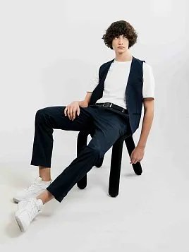 БРЮКИ ПОДРОСТКОВЫЕ PEPLOS P24T03-R ТЕМНО-СИНИЙ